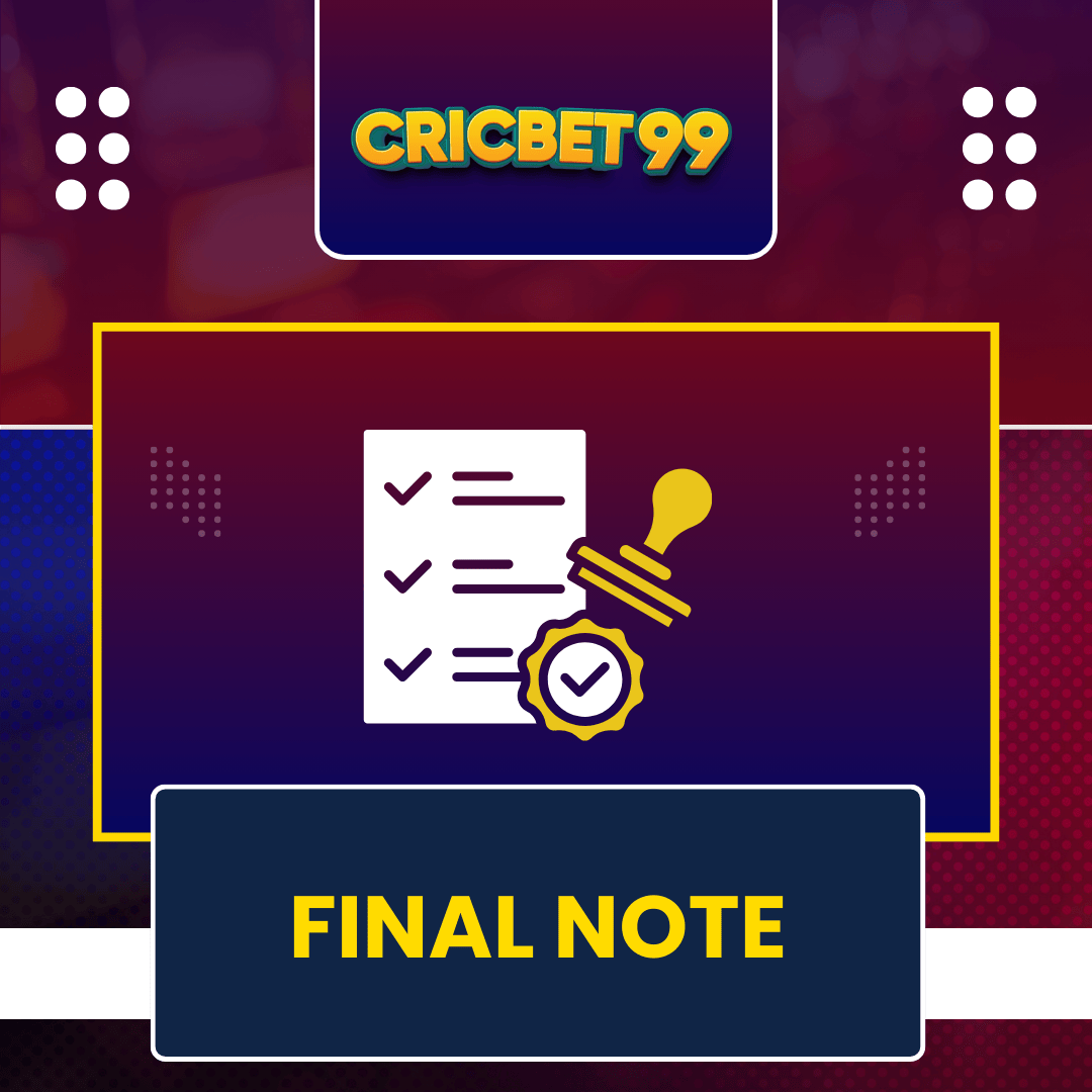 Final Note cricbet99