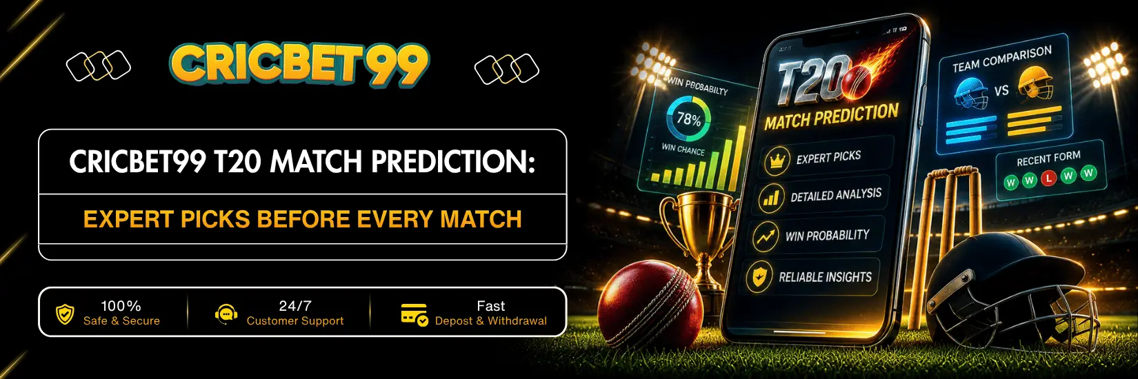 Cricbet99 T20 Match Prediction Expert Picks Before Every Match
