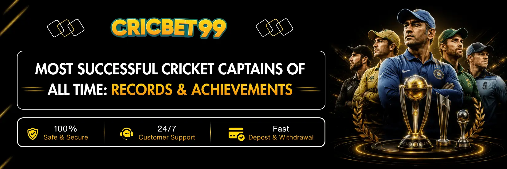 Most Successful Cricket Captains of All Time Records & Achievements