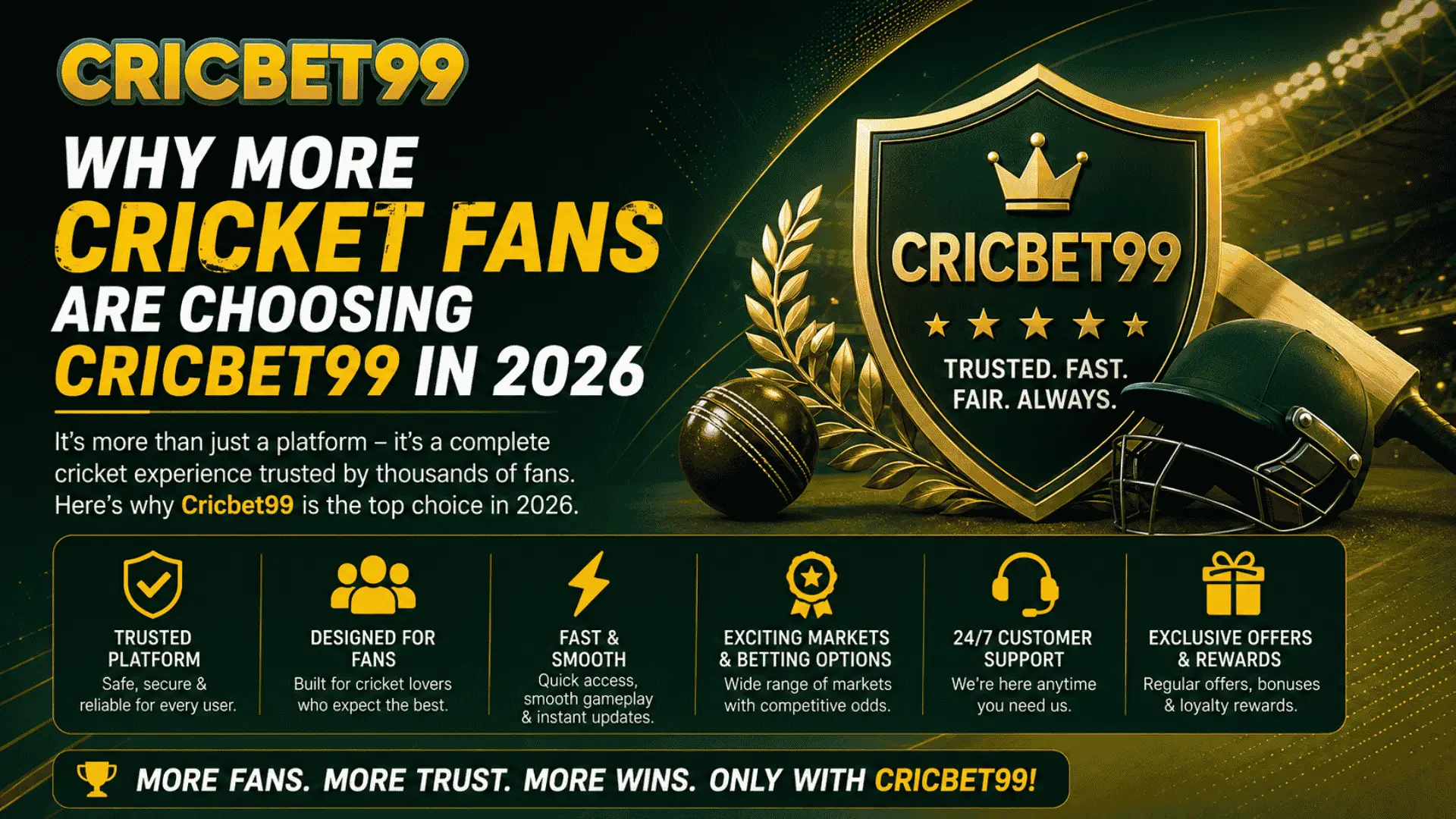 Why More Cricket Fans Are Choosing Cricbet99 in 2026
